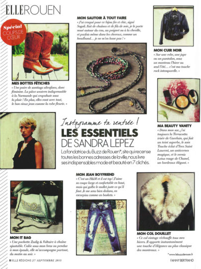 Le Buzz de Rouen dans le magazine ELLE