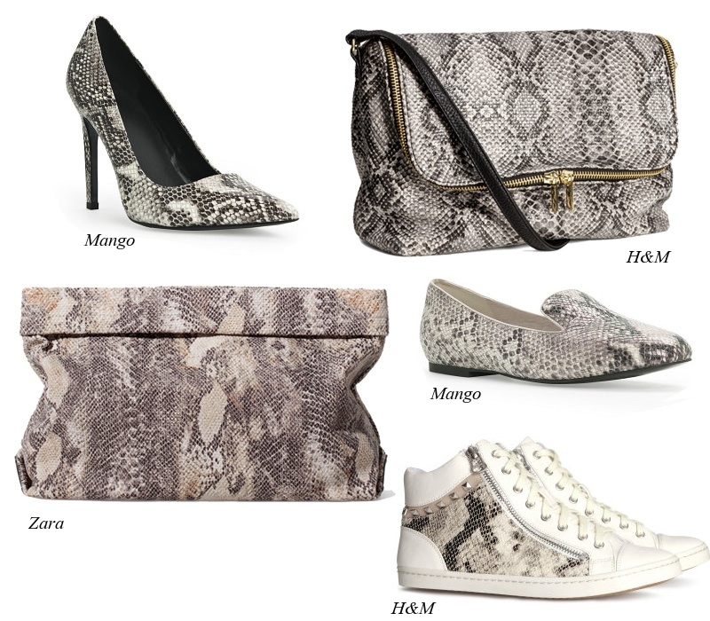 Sacs et chaussures python 