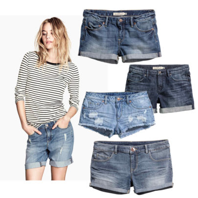 Les Shorts denim, été 2014