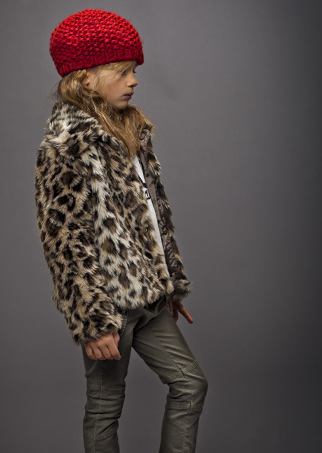 manteau ikks leopard