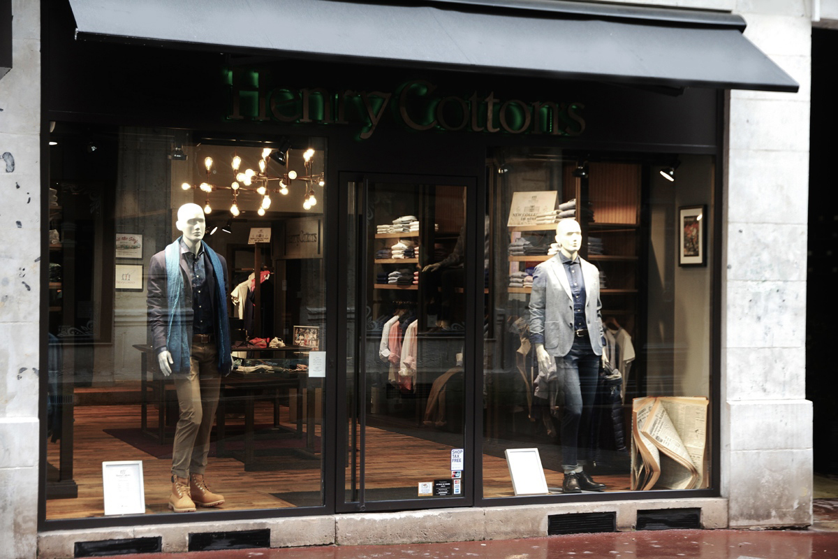 La boutique Henry Cotton’s à Rouen