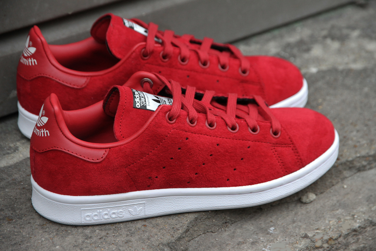 stan smith rouge velour