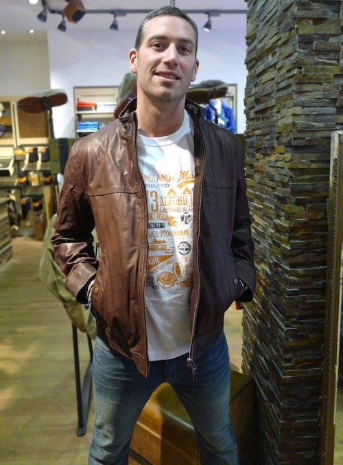 blouson cuir timberland