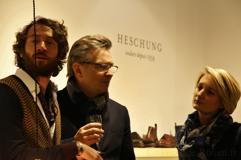 Inauguration boutique Heschung Rouen