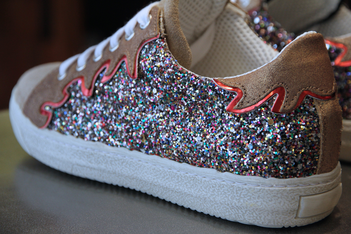 Sneakers Glitter dans Le Boudoir Rock